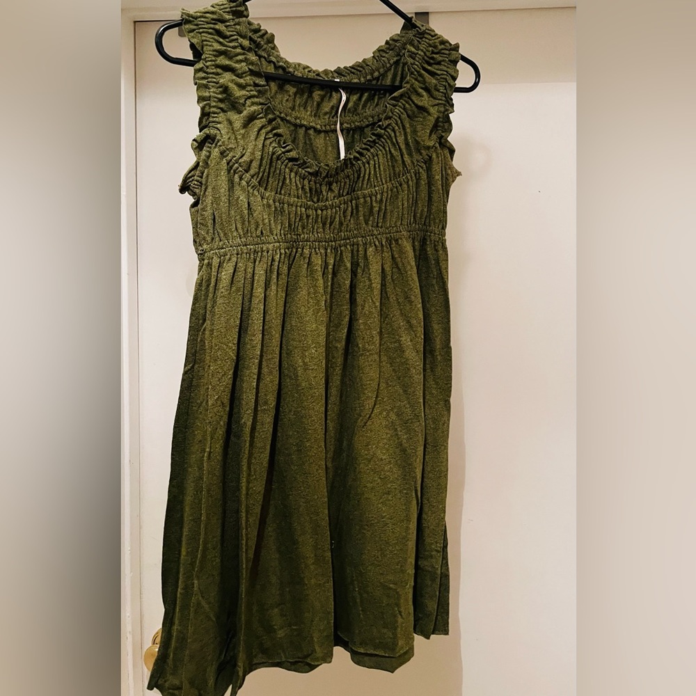 Free People Forrest Green Dress | size medium